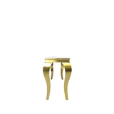 Luxury White Marble Effect 1.2m Console Table with Gold Metal Frame