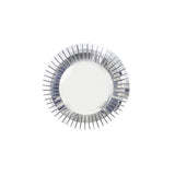Luxury Round Decorative Wall Mirror with Partitioned Mirrored Border