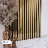 Shiny Gold Acoustic Panel 60 x 240cm