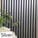 Metallic Dark Grey Acoustic Panel 60 x 240cm