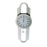 Mirrored Art Deco Pendulum Wall Clock with Roman Numeral Dial