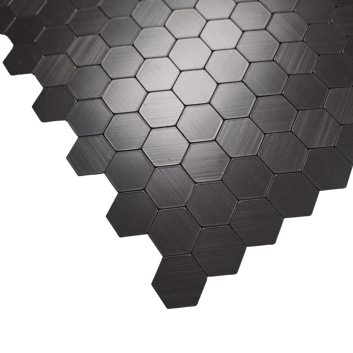 Self Adhesive 3D Mosaic Wall Tiles - Mini Hexagon - 30cm x 30cm (10 pack)