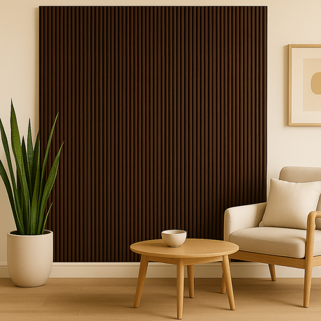 WPC Wall Panels - Wood Effect Wave Wall Panels - 235cm x 16cm (10 pack)