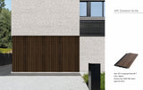 Walnut Composite Slat Outdoor Panel 290cm