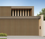 Dark Oak Composite Slat Outdoor Panel 290cm