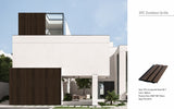 Walnut Composite Slat Outdoor Panel 290cm