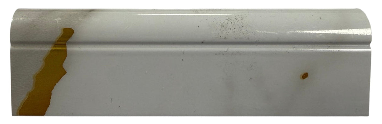 Gold and White Marble PVC Corner Strip for Wall Panels