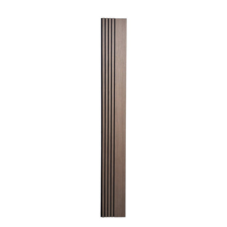 Multi Width Acoustic Wood Veneer Wall Panels - 3-sided - 240cm x 30cm (2 pack)