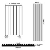 Flexible Wall Panels - 240cm x 60cm (2 pack)