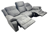 Rose Charcoal Electric Recliner Sofa