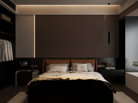Wall Panel 81D - Dark Grey - Seamless - 240cm - (1 pack / 16pcs)