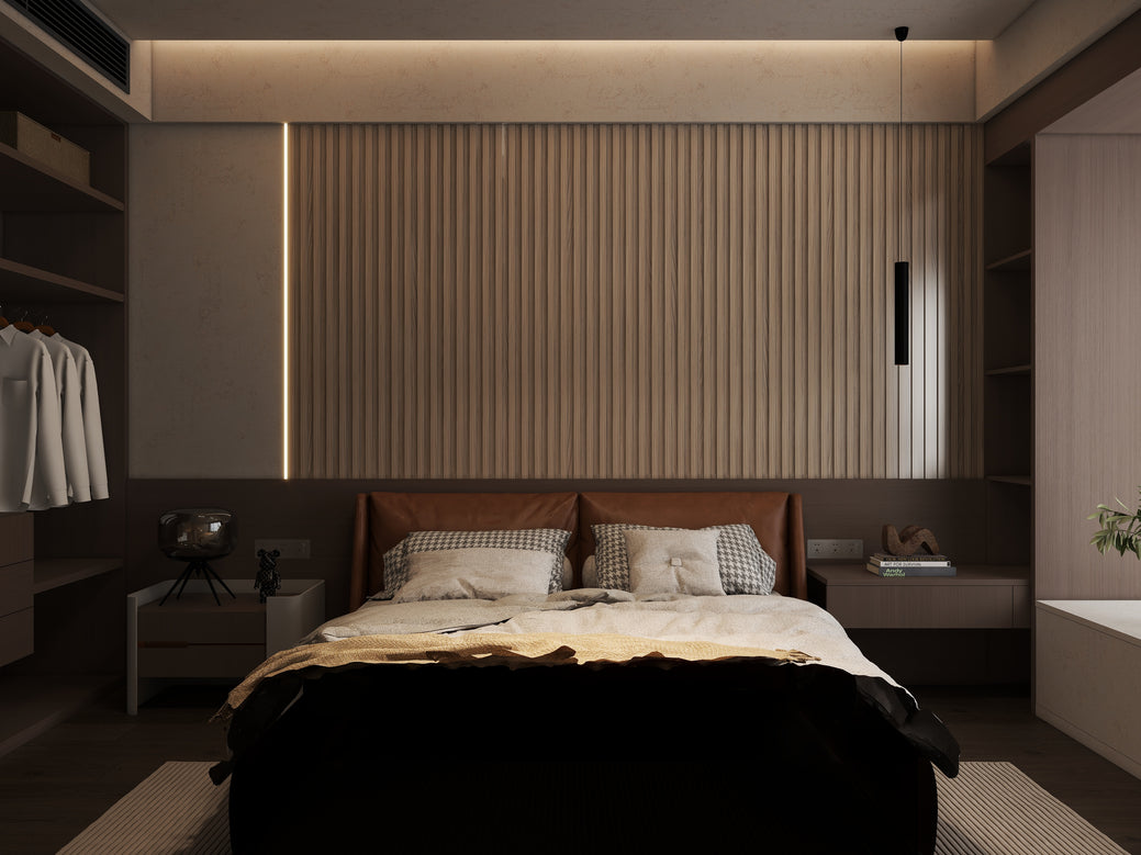 Dark Oak Outdoor Panel Seamless