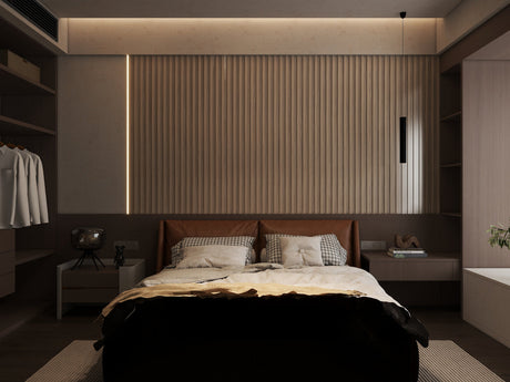 Dark Oak Outdoor Panel Seamless
