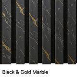 Black Marble Effect Acoustic Panel
