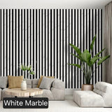 White Marble Effect Acoustic Panel