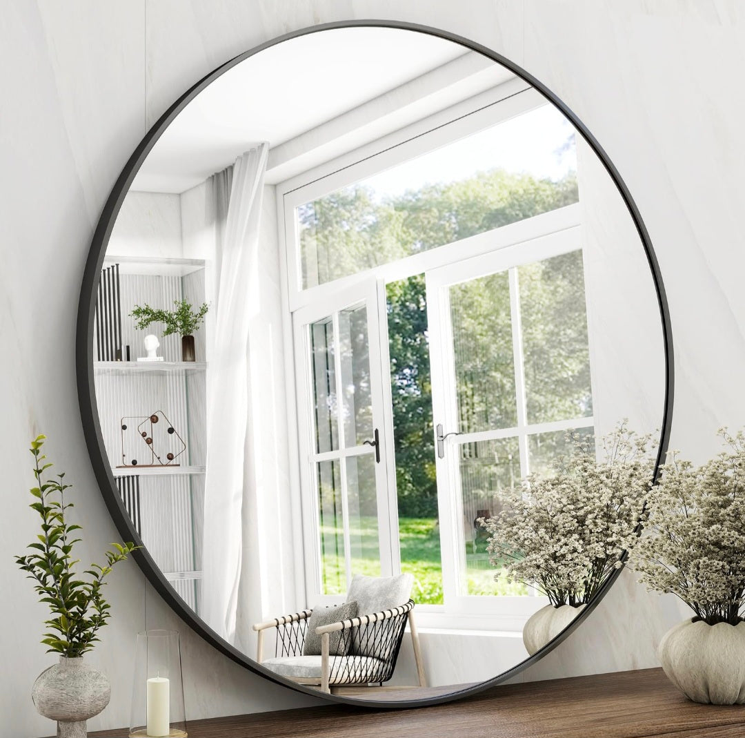 Luxury 90cm Round Mirror