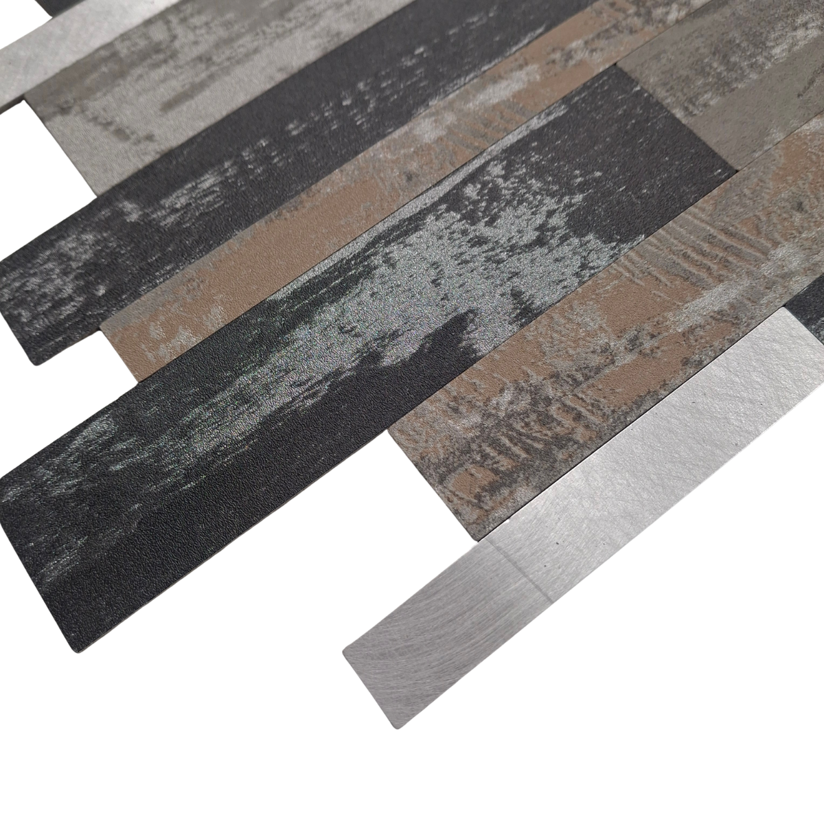 Self Adhesive 3D Mosaic Wall Tiles - Slate - 30cm x 30cm (10 pack)