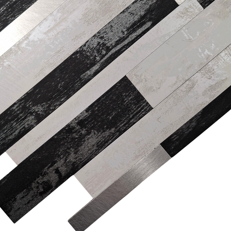 Self Adhesive 3D Mosaic Wall Tiles - Slate - 30cm x 30cm (10 pack)