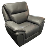 Modern Black Leather Fabric Upholstery Sofa Recliner Armchair