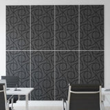 Superlightweight Spiral - Self Adhesive Acoustic Wall Panels - 120cm x 30cm (4 pack)