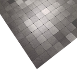 Self Adhesive 3D Mosaic Wall Tiles - Square - 30cm x 30cm (10 pack) - Chrome