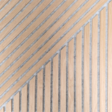 Neutral Collection - Acoustic Wall Panels - Oak on Grey Felt - Square/Mix- 60cm x 60cm (6 pack)
