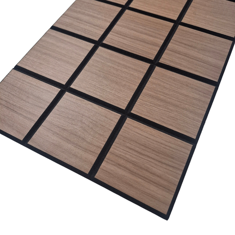 Superlightweight Grid- Self Adhesive Acoustic Wall Panels - 120cm x 30cm (4 pack)
