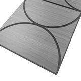 Superlightweight Halo - Self Adhesive Acoustic Wall Panels - 120cm x 30cm (4 pack) - Grey Oak