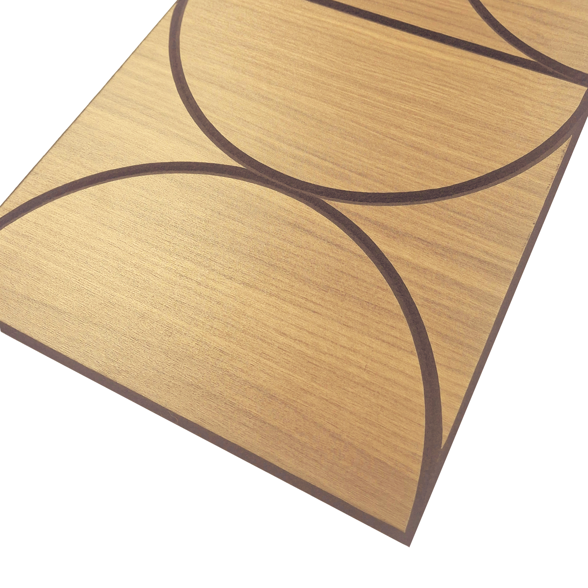 Superlightweight Halo - Self Adhesive Acoustic Wall Panels - 120cm x 30cm (4 pack) - Walnut