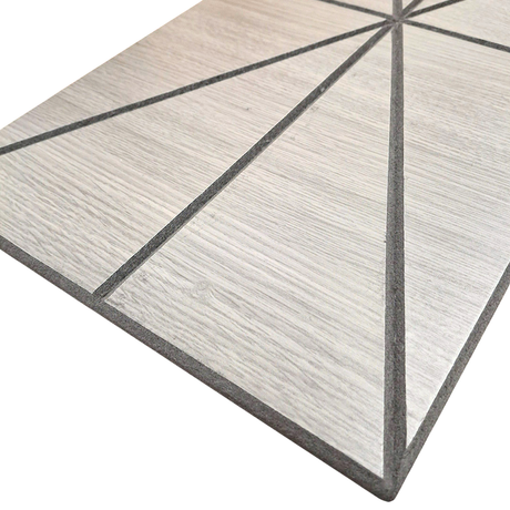Superlightweight Harlequin - Self Adhesive Acoustic Wall Panels - 120cm x 30cm (4 pack) - Grey Oak