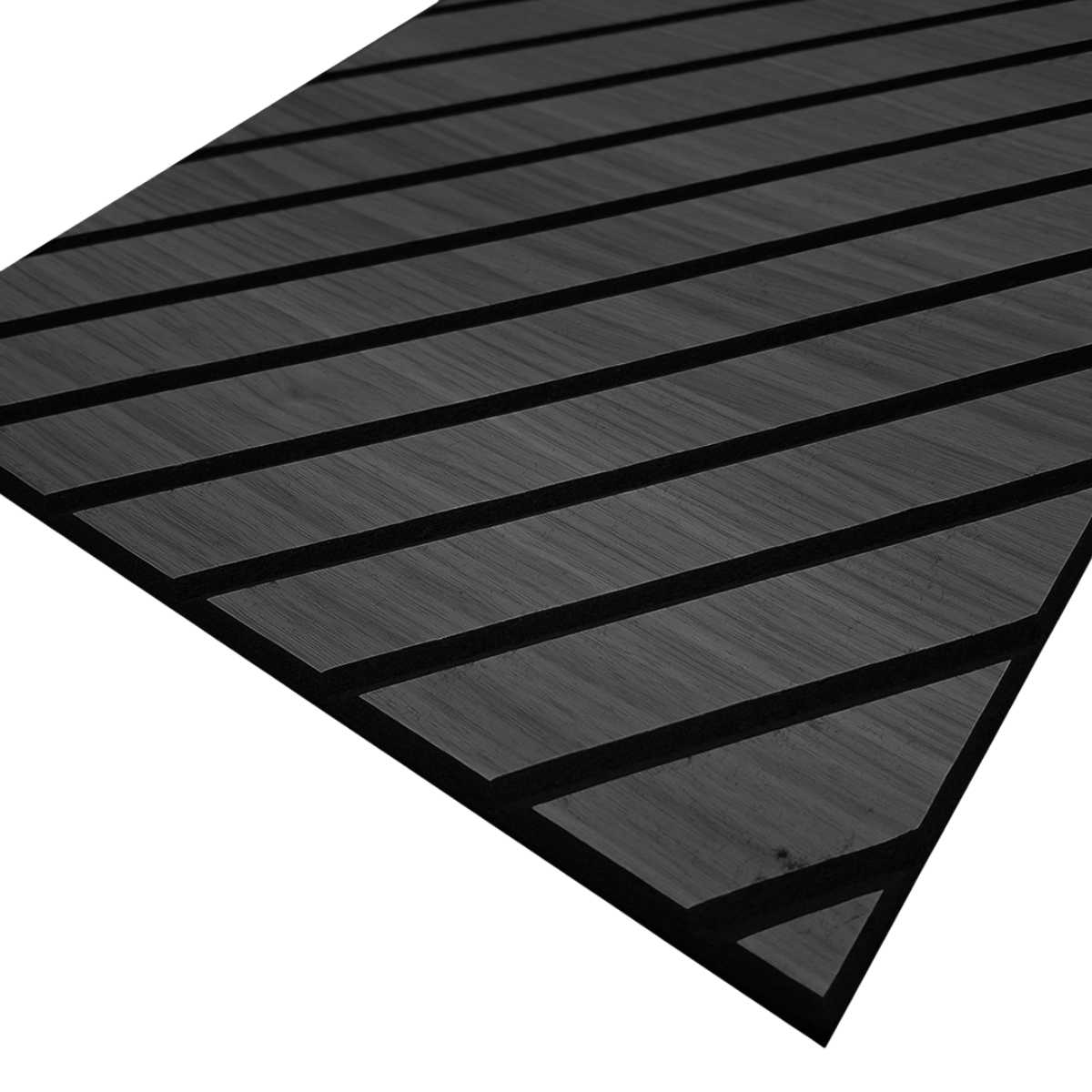 Superlightweight Herringbone - Self Adhesive Acoustic Wall Panels - 120cm x 30cm (4 pack) - Black Oak