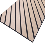 Superlightweight Herringbone - Self Adhesive Acoustic Wall Panels - 120cm x 30cm (4 pack) - Premium Oak