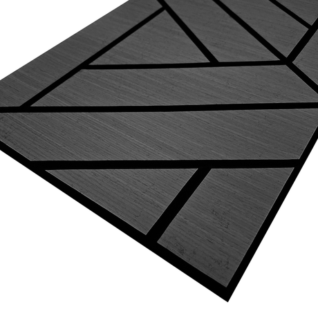 Superlightweight Lattice - Self Adhesive Acoustic Wall Panels- 120cm x 30cm (4 pack) - Black Oak