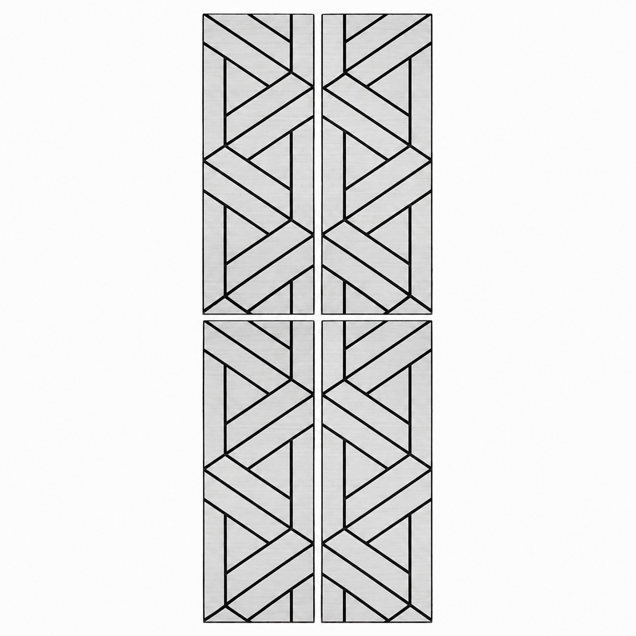 Superlightweight Lattice - Self Adhesive Acoustic Wall Panels- 120cm x 30cm (4 pack)