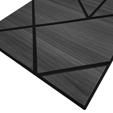 Superlightweight Shard - Self Adhesive Acoustic Wall Panels - 120cm x 30cm (4 pack) - Black Oak