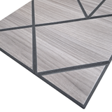 Superlightweight Shard - Self Adhesive Acoustic Wall Panels - 120cm x 30cm (4 pack) - Grey Oak