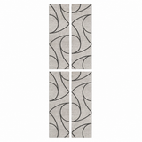 Superlightweight Spiral - Self Adhesive Acoustic Wall Panels - 120cm x 30cm (4 pack)