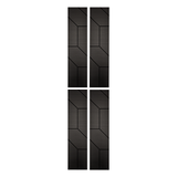 Superlightweight Wedge - Self Adhesive Acoustic Wall Panels - 120cm x 30cm (4 pack)