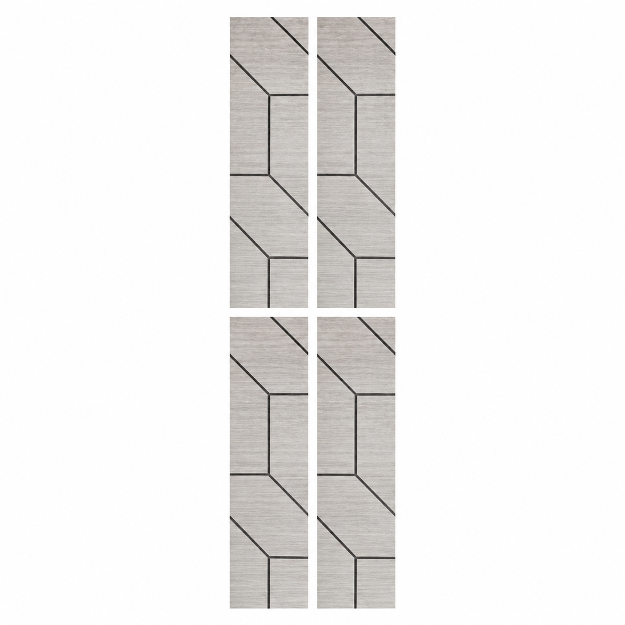 Superlightweight Wedge - Self Adhesive Acoustic Wall Panels - 120cm x 30cm (4 pack)