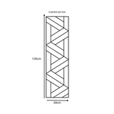Superlightweight Lattice - Self Adhesive Acoustic Wall Panels- 120cm x 30cm (4 pack)