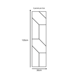 Superlightweight Wedge - Self Adhesive Acoustic Wall Panels - 120cm x 30cm (4 pack)