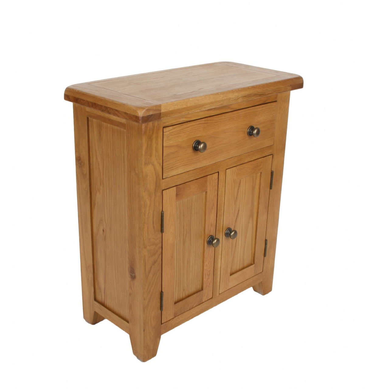 Natural Oak Mini Sideboard with 1 Drawer and 2 Door Cupboard