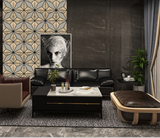 Wall Panel 010B - Antique Metallic Gold - Acoustic - 240cm - (1 pack / 4pcs)