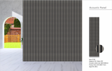 Wall Panel 013A - PS Gold and Grey - Acoustic - 240cm - (1 pack / 4pcs)