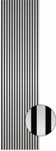 Shiny Silver Acoustic Wall Panel