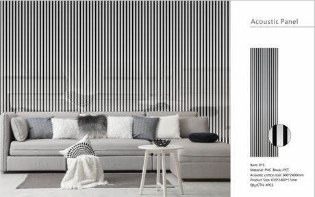 Shiny Silver Acoustic Wall Panel
