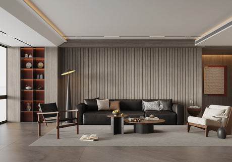Grey PVC Slat Wall Panel