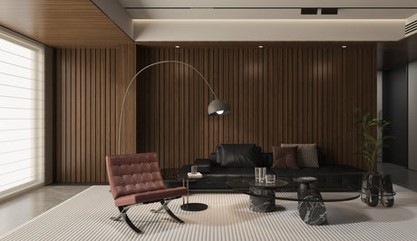 Walnut PVC Slat Wall Panel
