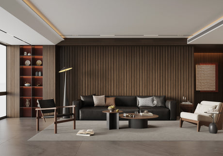 Walnut PVC Slat Wall Panel