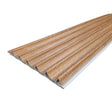 WPC Wall Panels - Wood Effect Wave Wall Panels - 235cm x 16cm (10 pack)